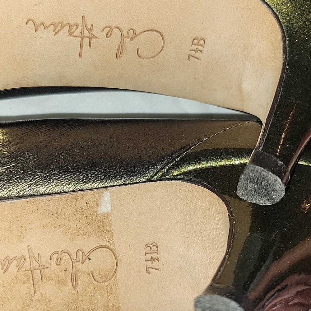 Cole Haan Women's Olive Green Heels - Picture 9 of 12